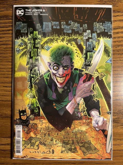 The Joker 6 Nm/Nm+ Gorgeous Tony Harris Variant Cover Dc Comics 2021
