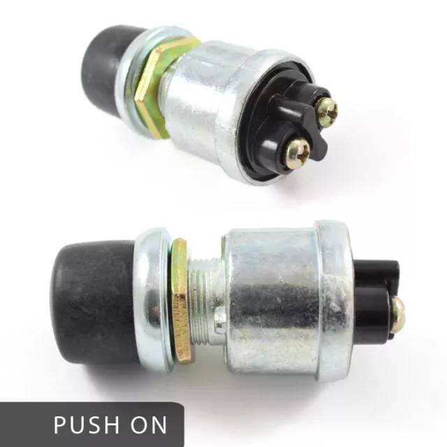 Heavy Duty Push Button Switch Momentary Push On 25 AMP 12v 24v Ignition Starter