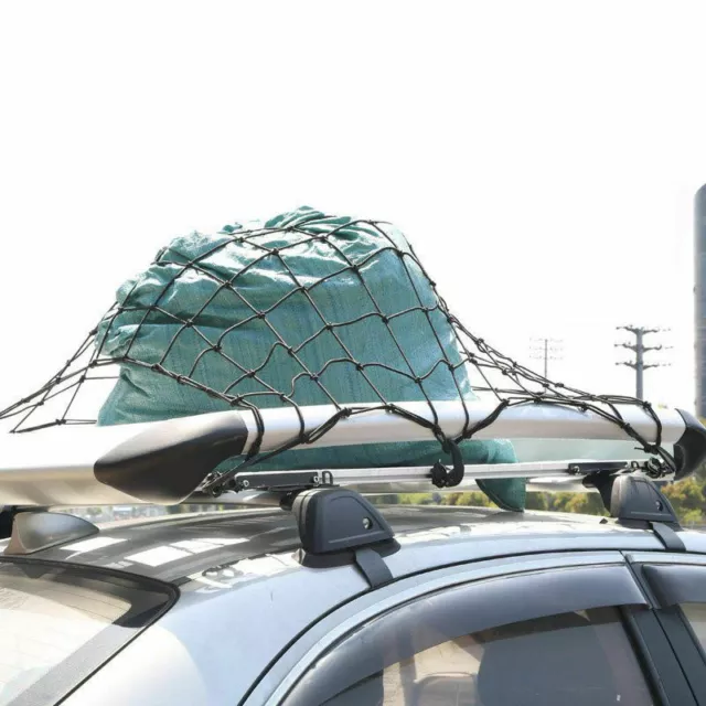 Cargo Cover Net Roof Web Bed Tie Down Hooks for CADDY BUICK CHEVY GMC PONTIAC