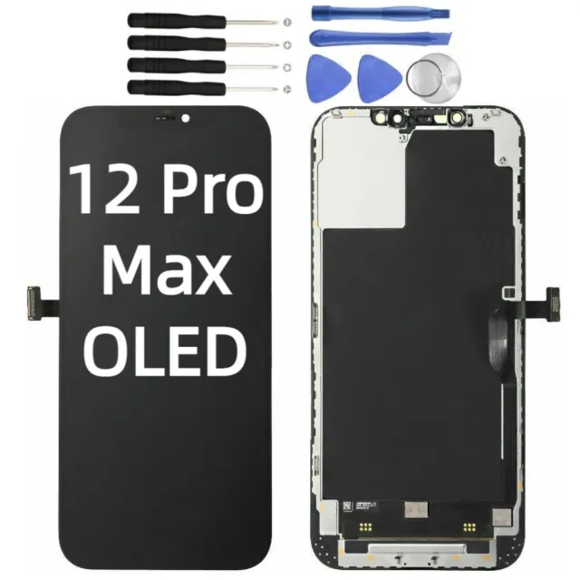 For iPhone 12 Pro Max OLED Display Touch Screen Replacement Digitizer Assembly