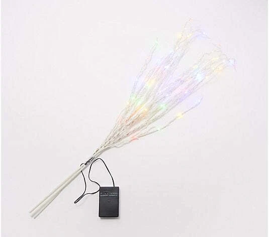 Bethlehem Lights 36" Glitter Sprig with Color Changing LED ***Purple
