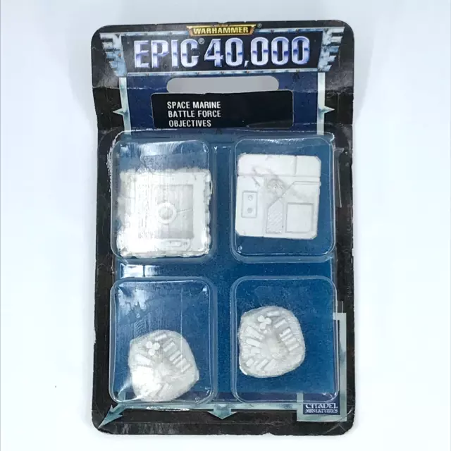 Epic Space Marine Battle Force Objectives OOP - Epic Armageddon Warhammer C1433