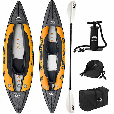 Aqua Marina Gonfiabile Betta Kayak Kayak Canoa Touring Kayak 1erNUOVO SET A 2 barche 