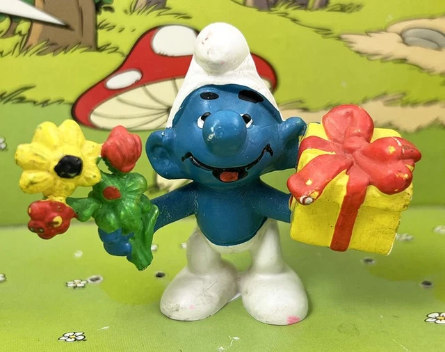 Schleich- Figurine Schtroumpf avec médaille The Smurfs, 20822 Schleich- Figurine Schtroumpf avec médaille The Smurfs, 20822