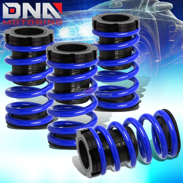 For 01-05 Civic Em2 Es 1-3"Scaled Suspension Lowering Coilover Blue Coil Springs
