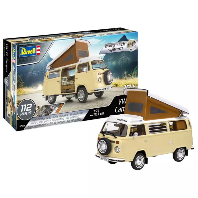 Revell 1:24 VW T2 Camper Automodell (07676)