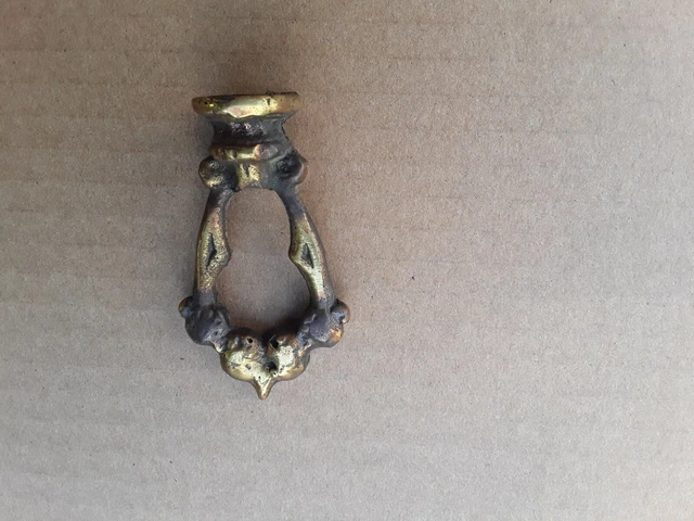 Brass Finial Chain Loop Chandelier Lighting Parts. Vintage Light Parts