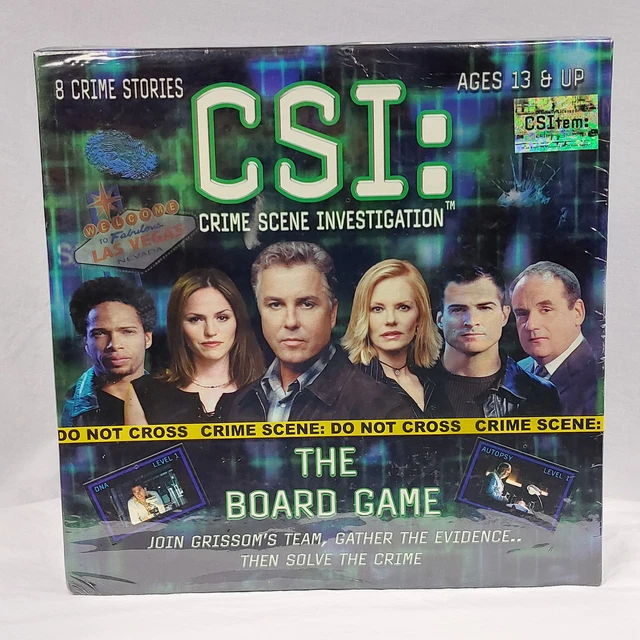 2004 CBS ALLIANCE TV CSI Crime Scene Investigation The Board Game New ...