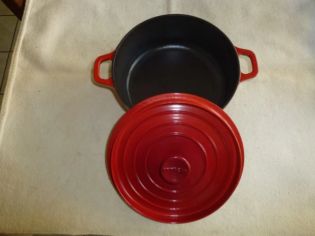 Cocotte En Fonte émaillée Invicta 29 Cm Ovale – Marron, Mijoteuse, Gaz/électrique