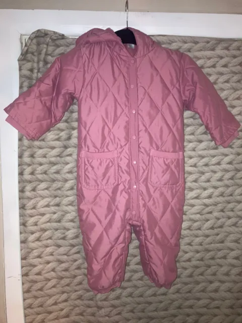 Baby Girl's Next Snow Suit Size 18-24 Months