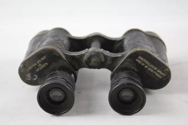 Vintage Military Binoculars Bino Pris No2 MKII x6 No 34979