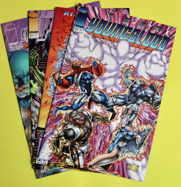 "Team Youngblood" Lot - 4 Issues #13 To #16 - 1994 - High Grade Modern Age Image