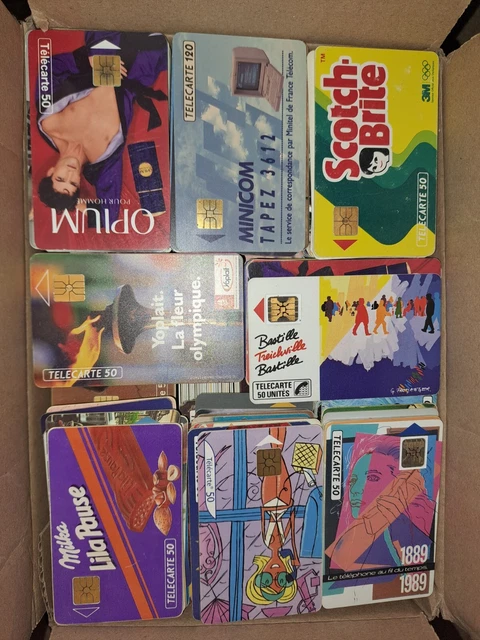 Lot De 10 Télécartes France - 50 Ou 120 Unités, Séries Diverses, à Voir