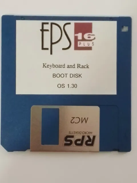 Ensoniq EPS 16 plus OS 1.30 Boot Disk on New DD DS Floppy Disk