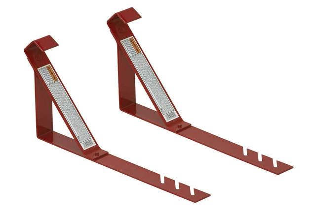QualCraft 2501 Set Of 2 Heavy Duty 45 Degree Angle Fixed Roof Bracket