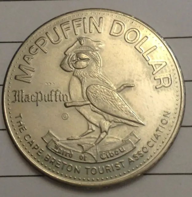 1979 Macpuffin -Gathering Of The Clans  Cape Breton Trade Dollar/Token