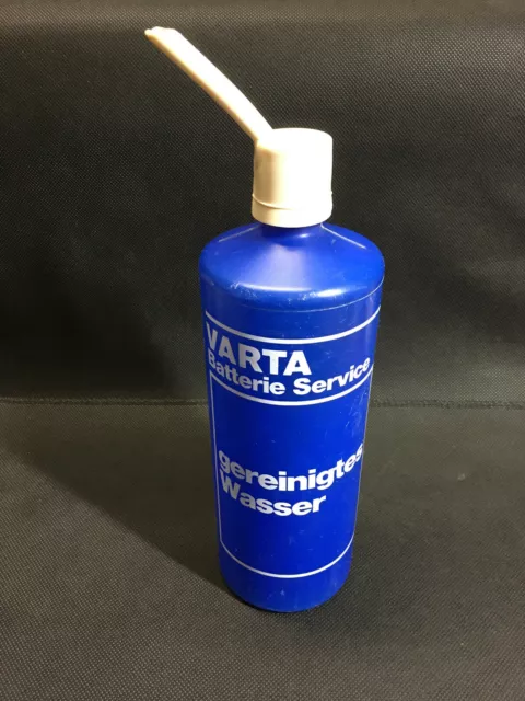 alte Flasche - VARTA Batterie Service – gereinigtes Wasser/ Tankstelle Werkstatt