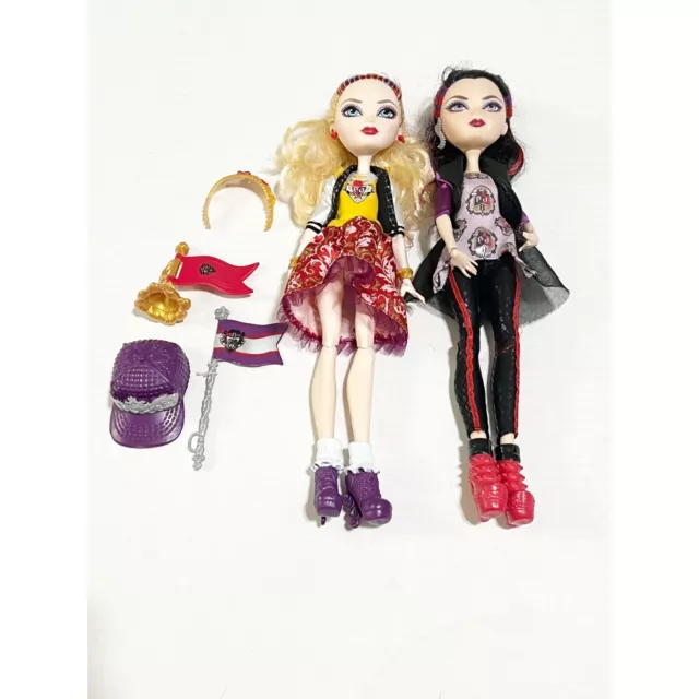 Ever After High School Spirit Apple White and Raven Queen Doll  (2-Pack)(Discontinued by manufacturer) 