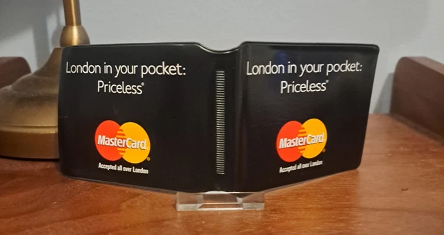 LONDON UNDERGROUND OYSTER Card Train Ticket Bus Pass Wallet Master Card ...