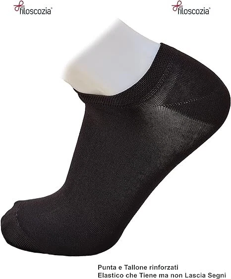 Calzini Donna In Cotone Filo Di Scozia - Senza Elastico 6/12 Paia - Foto 12