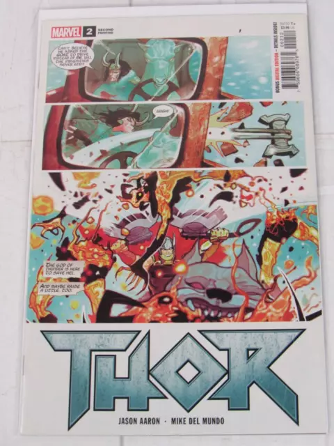 Thor #2 Oct. 2018 Marvel Comics 2nd Printing