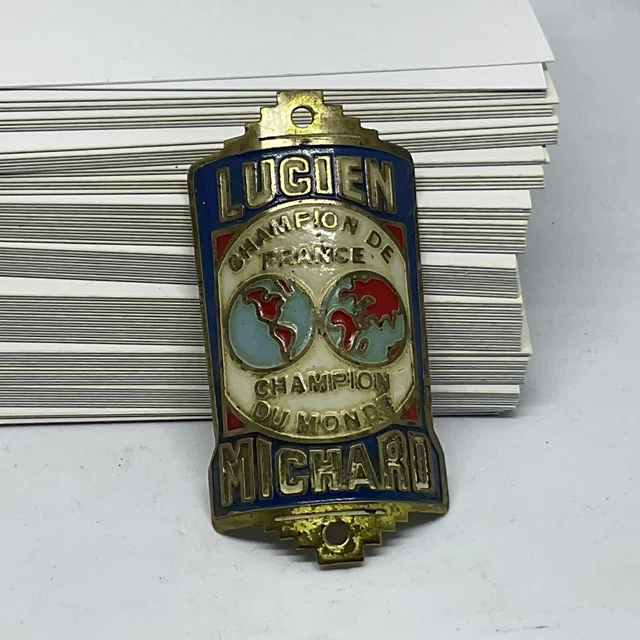 Plaque De Vélo Émaillée The Sport – Badge Cycle Vintage – Fabrication Française