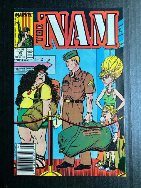 THE NAM #15 FEBRUARY 1988 Marvel Comics Vietnam War 
