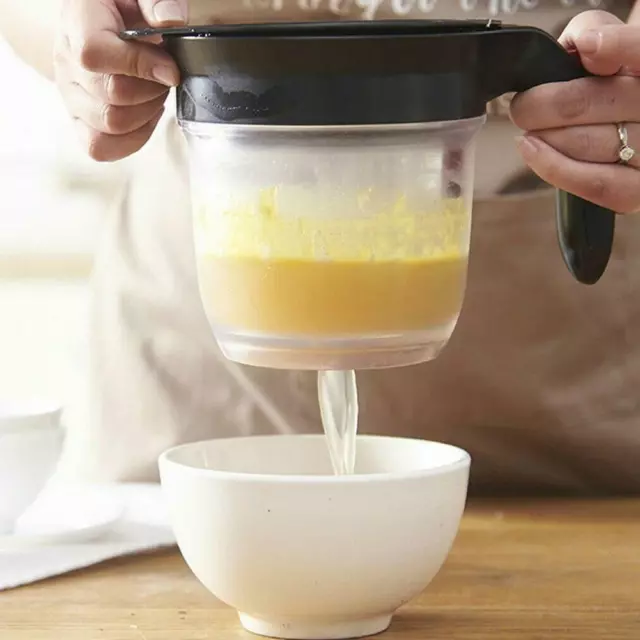 1.0 Litre Gravy Fat Separator Jug Measuring Cup 2021