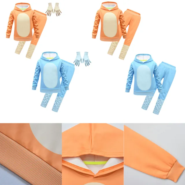 Kids Boys Anime Cosplay Clothing Hooded Costume Sweatshirt Gifts Set Holiday