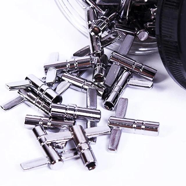 Drum Tuning Key Adjustment Wrench Silver Metal Percussion Accessories A7Z8 H0V8