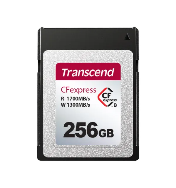 256GB Transcend CFexpress 820 Tipo B Tarjeta de memoria 1700MB/s 1300MB/seg