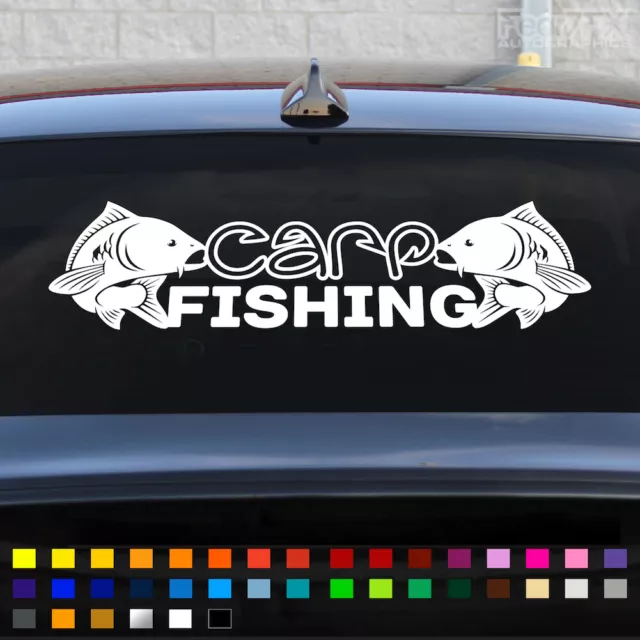 Various Funny Fishing Angling Stickers Car Van Tackle Seat Box Carp Pike  Course