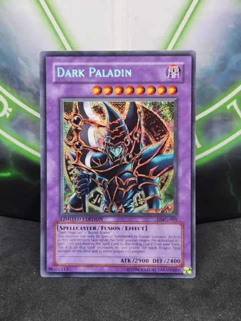 Yugioh Dark Paladin DMG-001 Secret Rare Played