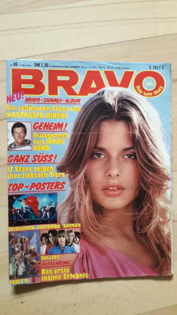 BRAVO Nr.46 vom 8.11.1979 Roger Moore, Boney M, Bay City Rollers, Gary Numan...