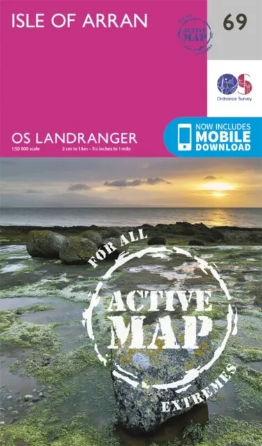 Ordnance Survey - Isle of Arran   069 - New Sheet map - J245z