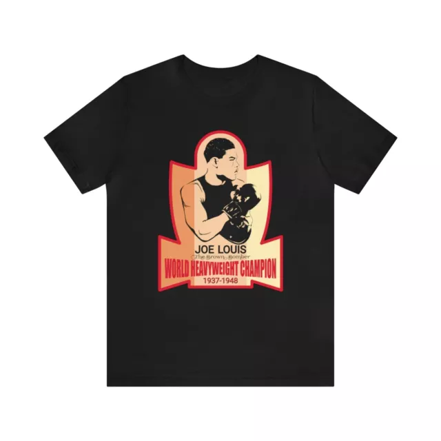 Joe Louis T-Shirt, Heavyweight Boxing Champion TShirt, Brown Bomber Tee Shirt