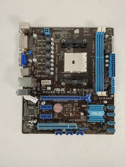 ASUS F2A55-M LK PLUS AMD Socket FM2 DDR3 Desktop Motherboard £70.19 ...