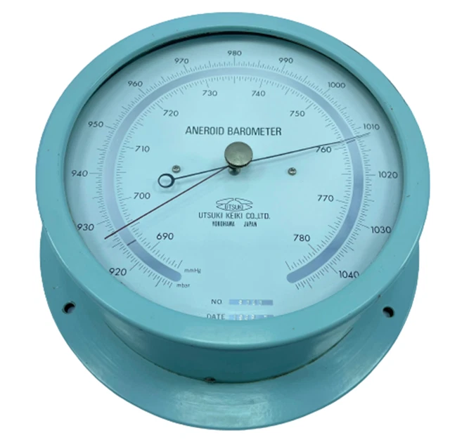 Utsuki Keiki Antique Maritime Nautical Ship Aneroid Barometer
