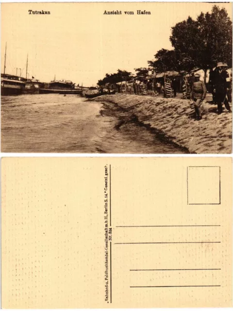 CPA AK TUTRAKAN view from the port BULGARIA (407348)
