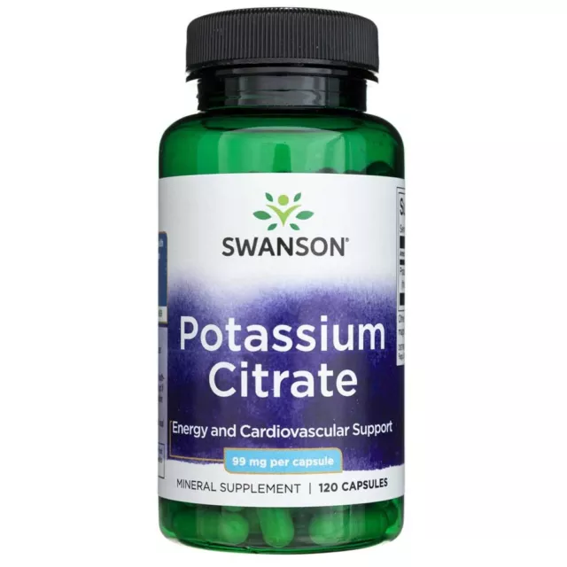 Citrato di potassio Swanson, 120 capsule