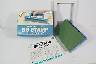 Kit de estampillas manuales Gocco B6 estampado para tinta de tela hecho en Japón