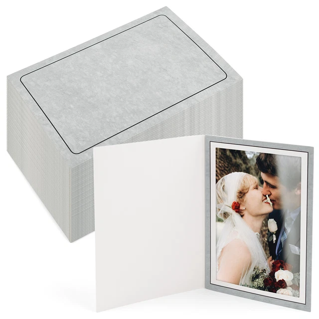 4X6 PHOTO FOLDERS Cardboard Picture Frame Paper Photo Greetings