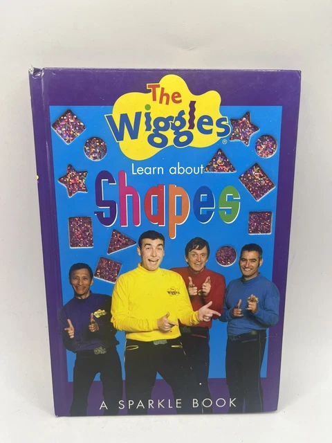 THE WIGGLES ORIGINAL Cast Learn About Shapes Sparkle Board Book 2008 ...