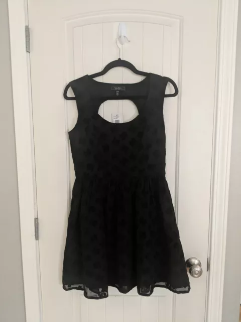 NWT $79 Jessica Simpson Size 9/10 Fit & Flare Cocktail Party Little Black Dress