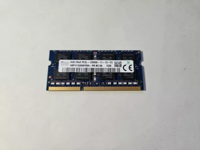 8GB PC3L-12800 DDR3-1600 Laptop RAM SK HYNIX HMT41GS6BFR8A