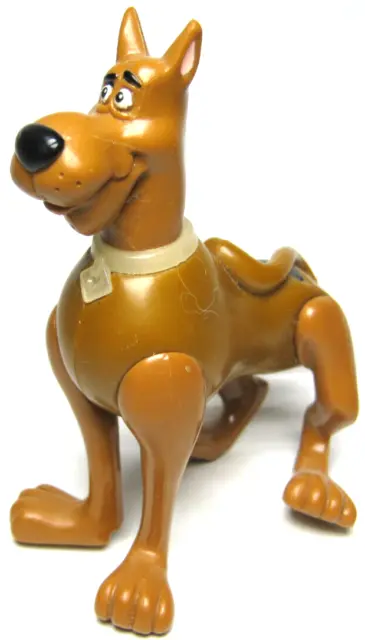 Vintage Scooby-Doo 3 1/2" Poseable Figure Glow In Dark Collar 1996 Burger King