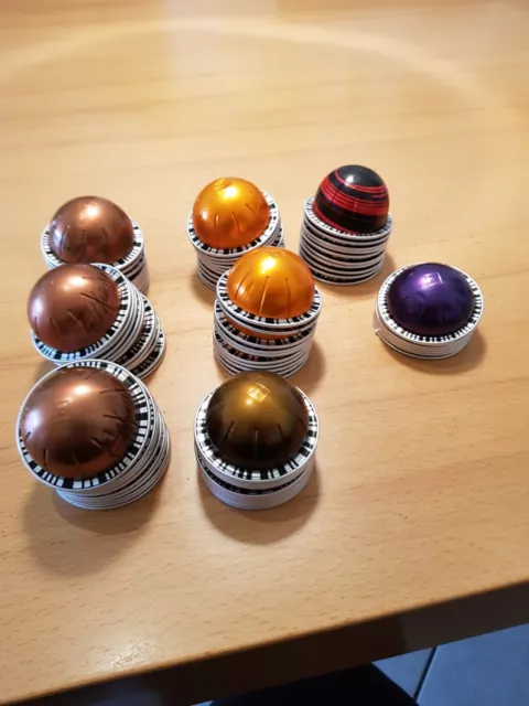 100 Leere Nespresso Vertuo Kapseln Gemischt Zum Basteln.