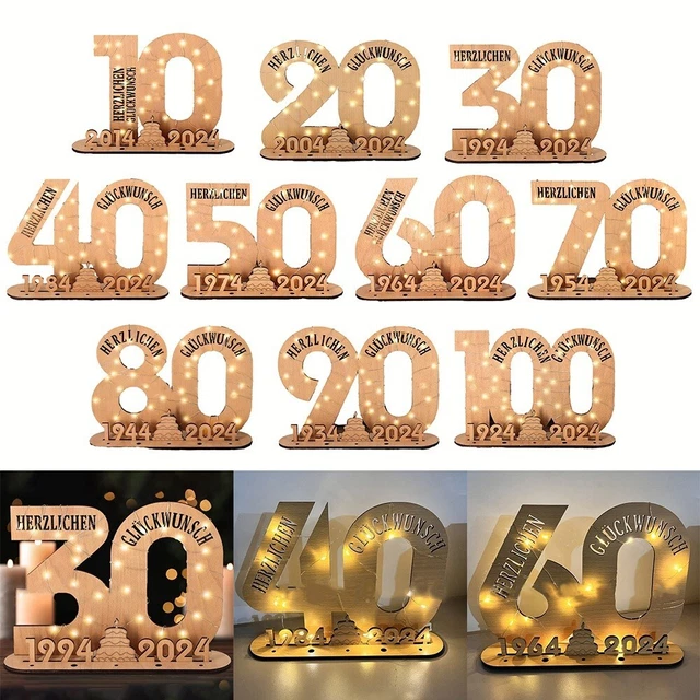 Regalo di compleanno in denaro in legno | Carta da regalo di compleanno