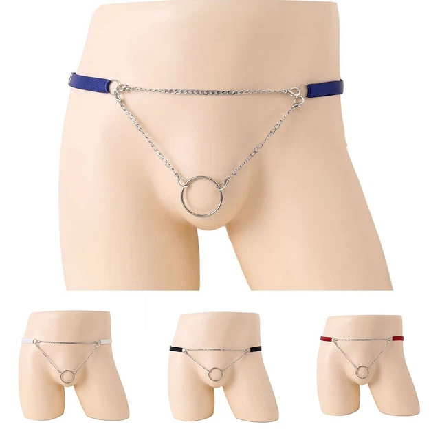 Men's Spandex G String Jockstrap Cockring Underwear O Ring Low Waist Thong