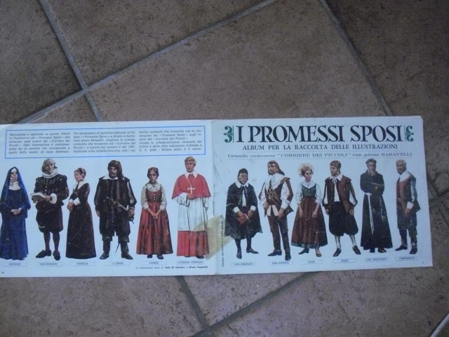 ALBUM FIGURINE I PROMESSI SPOSI - corriere dei piccoli 1967 - completo